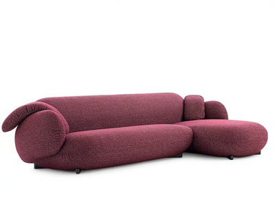 LXR16 - Fabric sofa with chaise longue _ LEOLUX LX