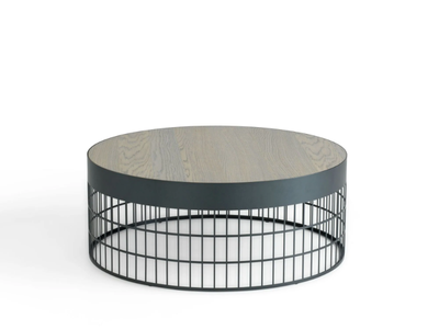 LXT10 - Round steel coffee table _ LEOLUX LX
