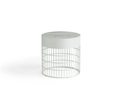 LXT10 - Round steel side table _ LEOLUX LX