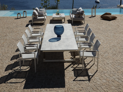 BASTINGAGE - Extending rectangular table _ Les Jardins®