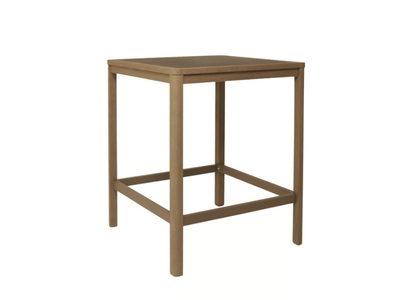 COPENHAGUE - Square teak high table _ Les Jardins®