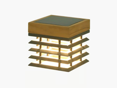 TECK402 - Solar Powered Outdoor wall Lamp _ Les Jardins®