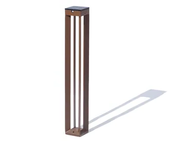 TINK173 - Solar Powered aluminium bollard light _ Les Jardins®