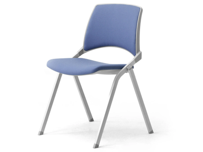 KEY OK - Stackable steel and fabric chair _ Leyform