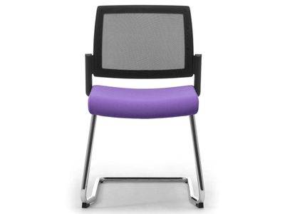 WIKI RE - Cantilever fabric chair open back _ Leyform
