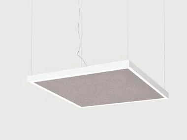 MATRIC SQUARE ACOUSTIC GX/RX - LED acoustic aluminium pendant lamp _ Lightnet