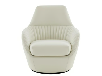 AMÉDÉE - Swivel upholstered fabric armchair with armrests _ Ligne Roset