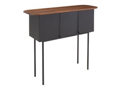 AUBE - Rectangular solid wood console table _ Ligne Roset