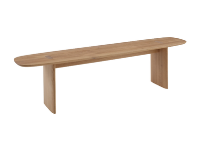 INTERVALLE - Solid wood bench _ Ligne Roset