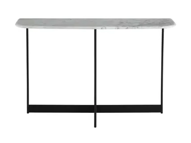 ISTRANA - Rectangular marble and steel console table _ Ligne Roset