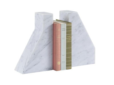 LITHOS - Carrara marble bookend _ Ligne Roset