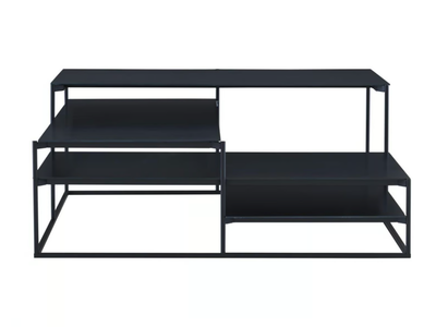 LOWLANDS - Low square steel coffee table _ Ligne Roset