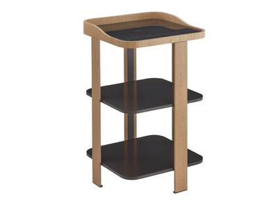 POSTMODERNE - Wood veneer coffee table / bedside table _ Ligne Roset