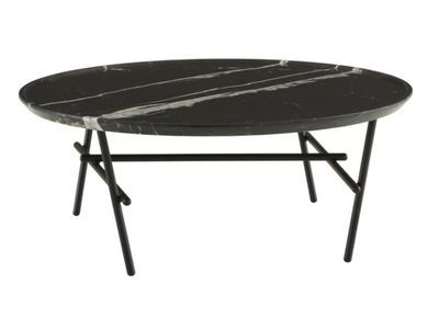 YURAGI - Low round marble coffee table _ Ligne Roset
