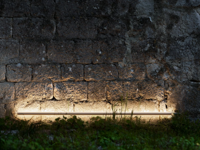 MAXI TUBE - Wall-mounted polycarbonate Outdoor linear profile _ Linea Light Group