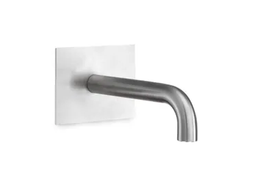 CANNE 114 - Wall-mounted stainless steel sink spout _ Linki