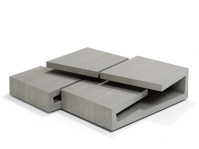 SAN - Wood veneer coffee table _ Linteloo