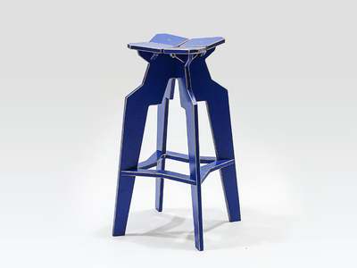 SPLICE - Barstool with footrest _ Liqui Contracts