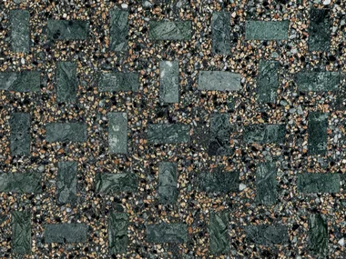 OMAGGIO A SCARPA - VERDE - Marble grit flooring _ Lithos Mosaico Italia