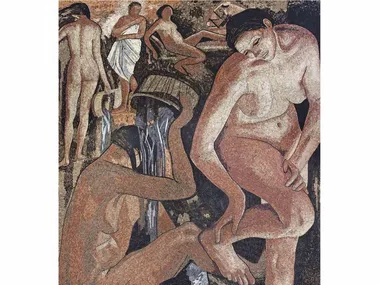 THE BATH II – OMAGGIO A SEREBRIAKOVA - Marble mosaic _ Lithos Mosaico Italia