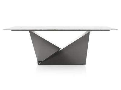 FOLDS - Rectangular glass table _ Liu Jo Living Collection