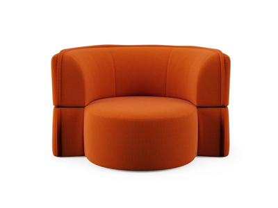 SOFT ISLAND - Upholstered fabric garden armchair with armrests _ Liu Jo Living Collection
