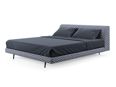 WARMOVER - Fabric double bed with upholstered headboard _ Liu Jo Living Collection