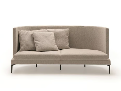 CLAN - Curved fabric sofa _ Living Divani