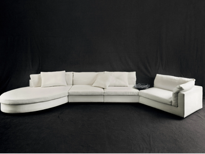 FLOYD - Fabric sofa with chaise longue _ Living Divani