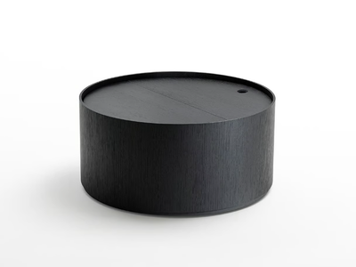 FULL MOON - Round coffee table with storage space _ Living Divani