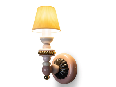 FIREFLY (PINK - GOLDEN) - Porcelain wall lamp _ Lladró