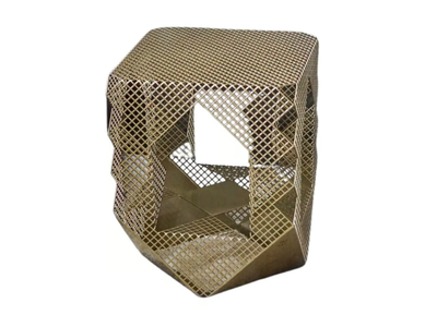 GOLDIE - Stainless steel coffee table / stool _ LO Contemporary