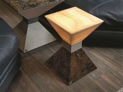 ANDY - With light onyx coffee table _ Longhi