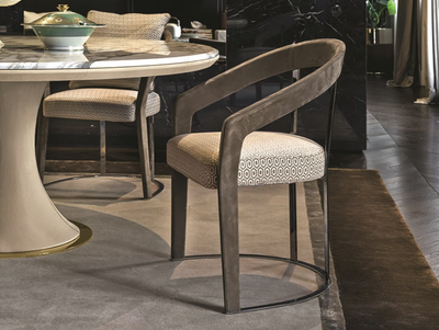 FRANCES - Upholstered fabric chair _ Longhi