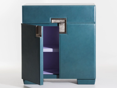 DOGON - Leather sideboard _ Lorenzo Tondelli