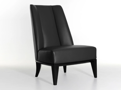 MAUA - Leather armchair _ Lorenzo Tondelli