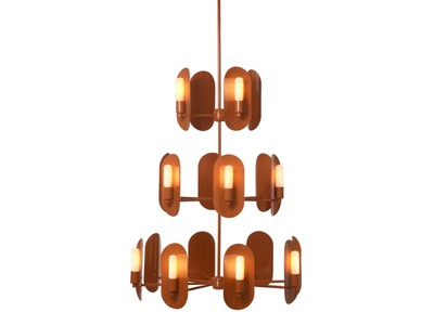 MAFALDA 12-LA70 - Powder coated aluminium pendant lamp _ Luminaire Authentik