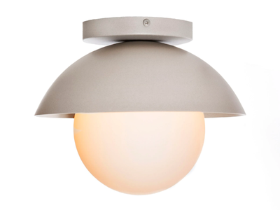 S-DANOISE 0906-LA20 - Glass and aluminium ceiling lamp _ Luminaire Authentik