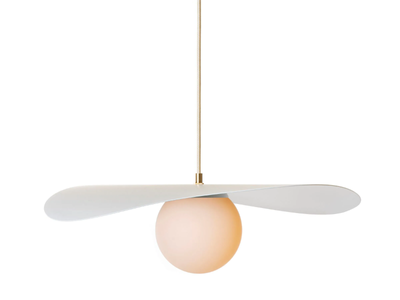 SOPAL 2406-LA00 - Glass and aluminium pendant lamp _ Luminaire Authentik