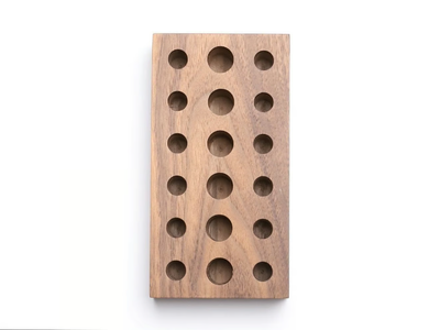DESIGNO - Walnut Make-up holder _ LUSSO
