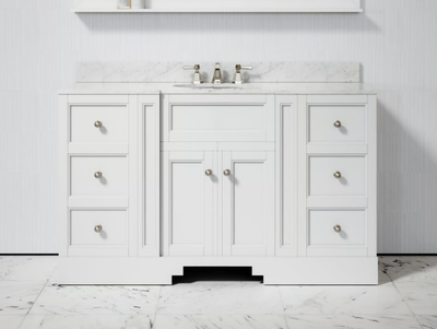 EATON - Single wooden vanity unit with doors with drawers _ LUSSO