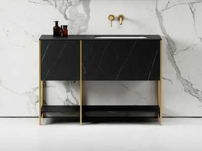 MOODE - Floor-standing single vanity unit with drawers _ LUSSO