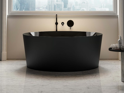 PALAIS - Freestanding round Resin Stone bathtub _ LUSSO