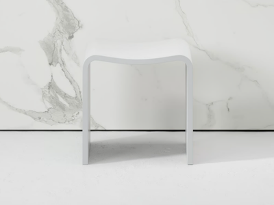 SCOOP - Resin Stone bathroom stool _ LUSSO