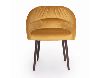BIGHETTA - Velvet chair with armrests _ Luxy