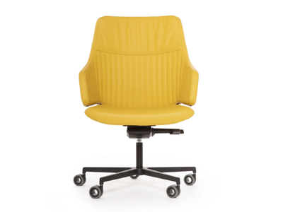 ITALIA - Height-adjustable office chair with castors _ Luxy