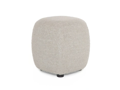 SEA SHELL - Upholstered square fabric pouf _ Luxy