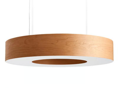 SATURNIA - Handmade wood veneer pendant lamp _ LZF