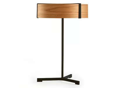 THESIS - Handmade wood veneer and metal table lamp _ LZF