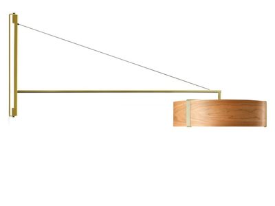 THESIS - Handmade wood veneer and metal wall lamp _ LZF